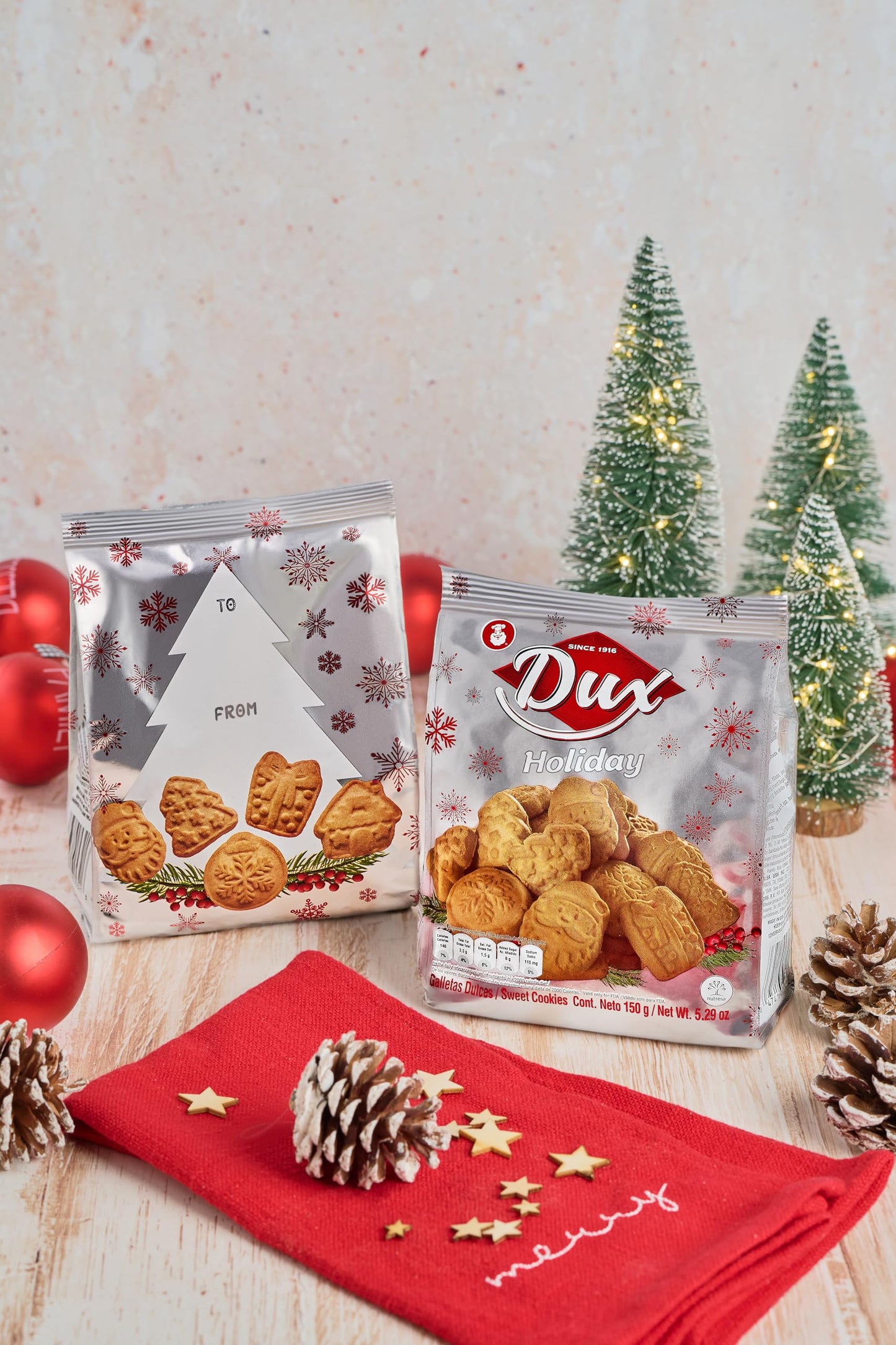 Dux Holiday Sweet Christmas Cookies, 5.29 oz