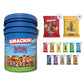 SMACKIN x Backyard Sports - 2 limited availability Flavors & 1 Collectible Card - 10 resealable 4 oz bags  44 single-serve 1.5oz bags (54 Pack Bucket)