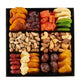 Mothers Day Dried Fruit & Nuts Basket Platter, Gourmet Food Bouquet Care Package, Healthy Kosher Snack Box - Her (12 Variety) (2