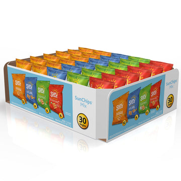 Sunchips Multigrain Snacks Variety Pack, 1.5 Ounce (Pack Of 30)