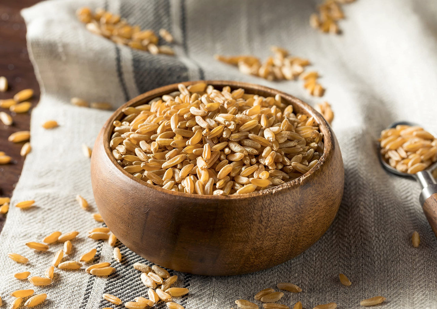 Food to Live Organic KAMUT Khorasan Wheat Berries, 5 Pounds - 100% Whole Grain, Sproutable for Wheatgrass, Non-GMO, Kosher, Bulk