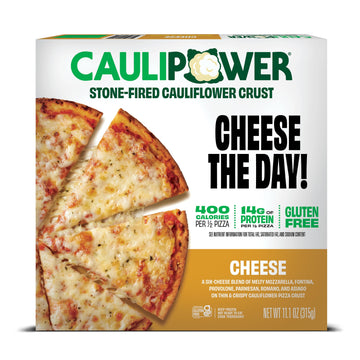 CAULIPOWER Cheese Lovers Stone-Fired Cauliflower Crust Pizza, 11.1 Oz (Pack of 1)