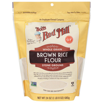 Bob'S Red Mill Brown Rice Flour, 24Oz (Pack Of 4) - Non Gmo, Whole Grain, Vegan, Kosher