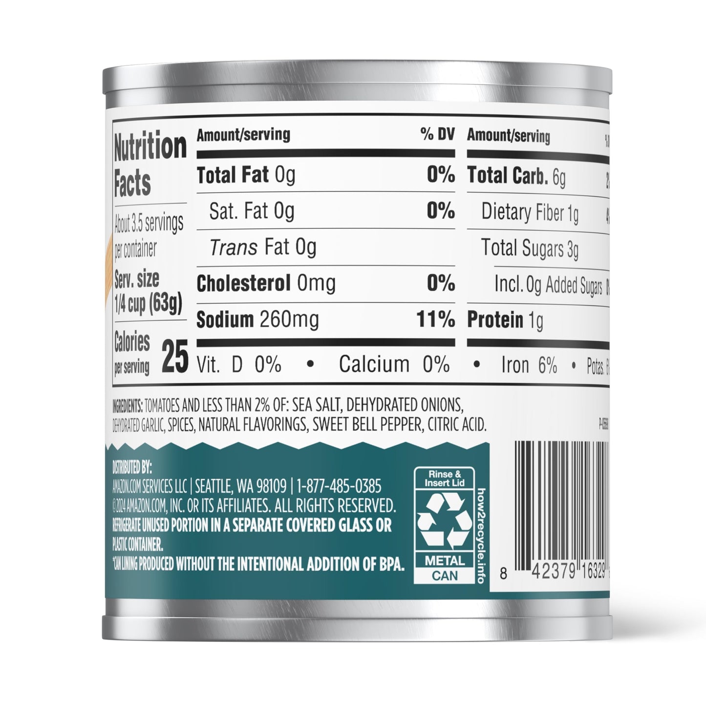 large online retailer Grocery Tomato Sauce, 8 Ounce, Pack of 1, Previously large online retailer Fresh, Packaging May Vary