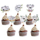 Gyufise 36Pcs Koala Cupcake Toppers Glitter Wild Animal Cupcake Picks Koala Birthday Cupcake Decorations Baby Shower Birthday Th