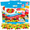Sugar Free Jelly Beans, Sugar-Free Chewy Candies In Assorted Fruity Flavors, Low Calorie Shareable Sweet Snacks, 2.8 Ounce Bags,