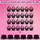 Confect Pink Mini Roses & Lips I Silver Hearts & Vermcelli And White Pearls | Sprinkles For Baking & Cake Decorative | Baby Show