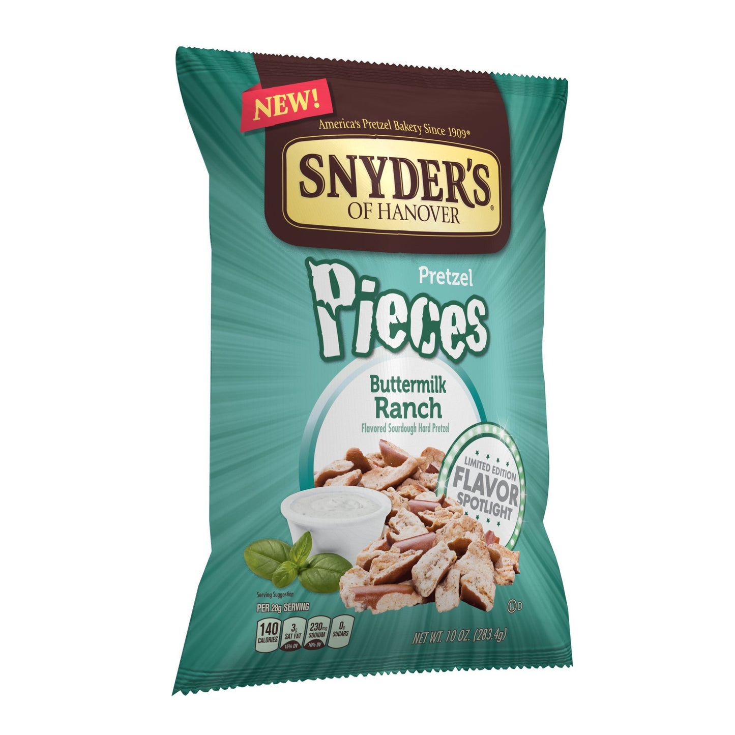 Snyder'S Of Hanover Pretzel Pieces, Buttermilk Ranch, 10 Ounce