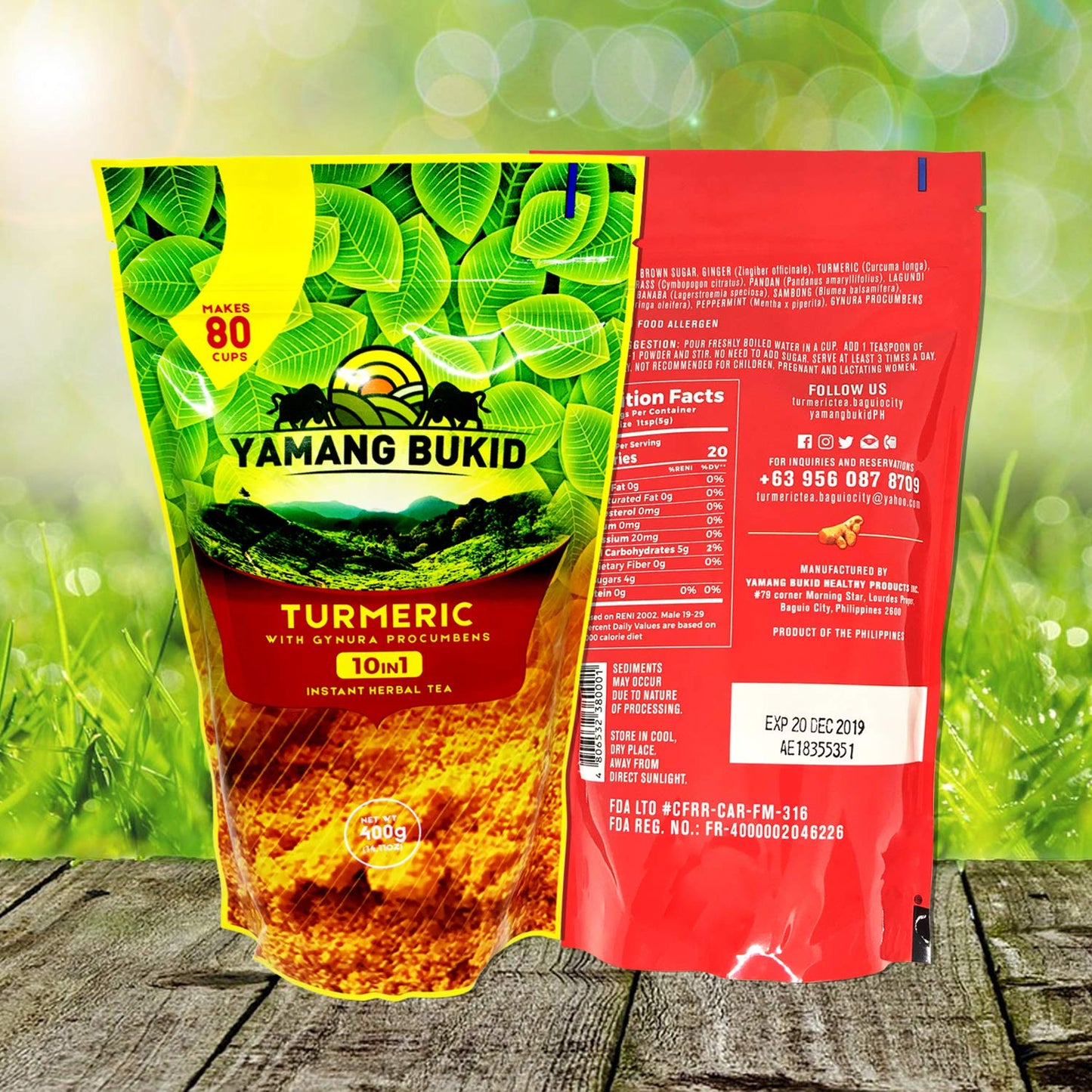 Yamang Bukid'S Turmeric 10-In-1 Herbal Tea 400G