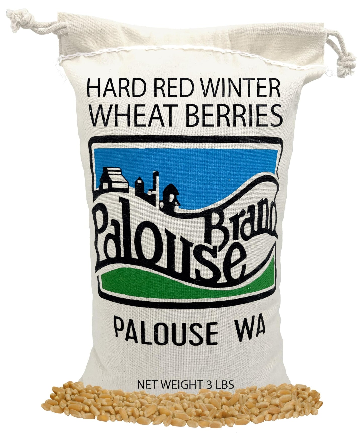 Hard Red Winter Wheat Berries | 3 Lbs | Family Farmed In Washington State | Non-Gmo Project Verified | 100% Non-Irradiated | Cer
