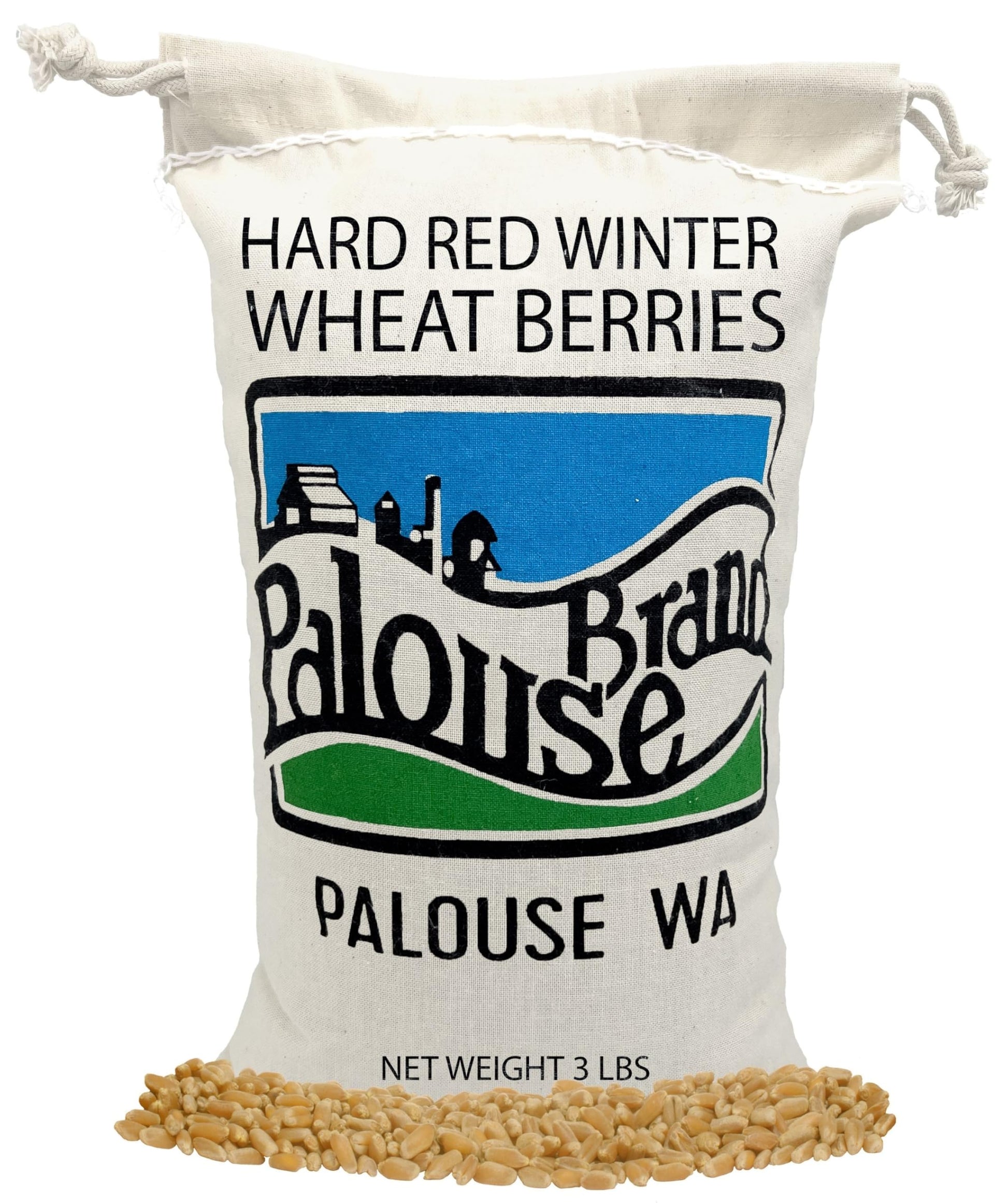 Hard Red Winter Wheat Berries | 3 Lbs | Family Farmed In Washington State | Non-Gmo Project Verified | 100% Non-Irradiated | Cer