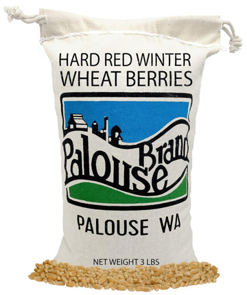 Hard Red Winter Wheat Berries | 3 Lbs | Family Farmed In Washington State | Non-Gmo Project Verified | 100% Non-Irradiated | Cer