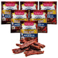 Bridgford Beef Jerky Honey BBQ, 3.25 oz Pack of 6, High Protein Snack, Naturally Smoked, Ready-to-Eat, On-the-Go Snacking