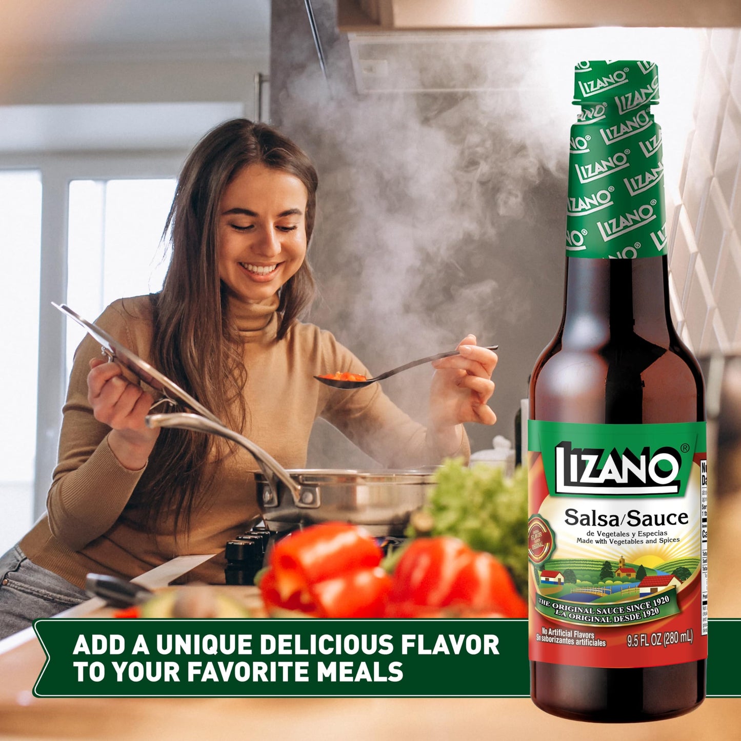 Lizano Salsa Sauce With Vegetables And Spices, 9.46 Fl Oz (Pack Of 1)