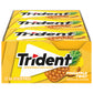 Trident Sugar-Free Chewing Gum, Pineapple Twist, 12 Packs of 14 Pieces, Yellow/Orange