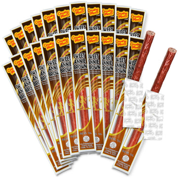 Country Meats, Meat Sticks, 0 Trans Fat, Usda Certified, Good Source Of Protein, Carb Conscious Snack (24 Meat Sticks, Sweet Ann