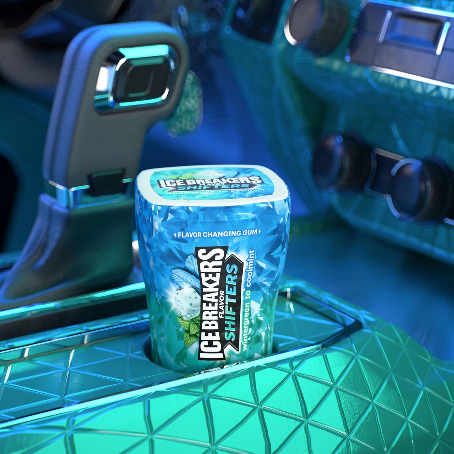 ICE BREAKERS Flavor Shifters Wintergreen to Coolmint Flavored Sugar Free Chewing Gum Bottles  3.24 oz (40 Pieces  6 Count)