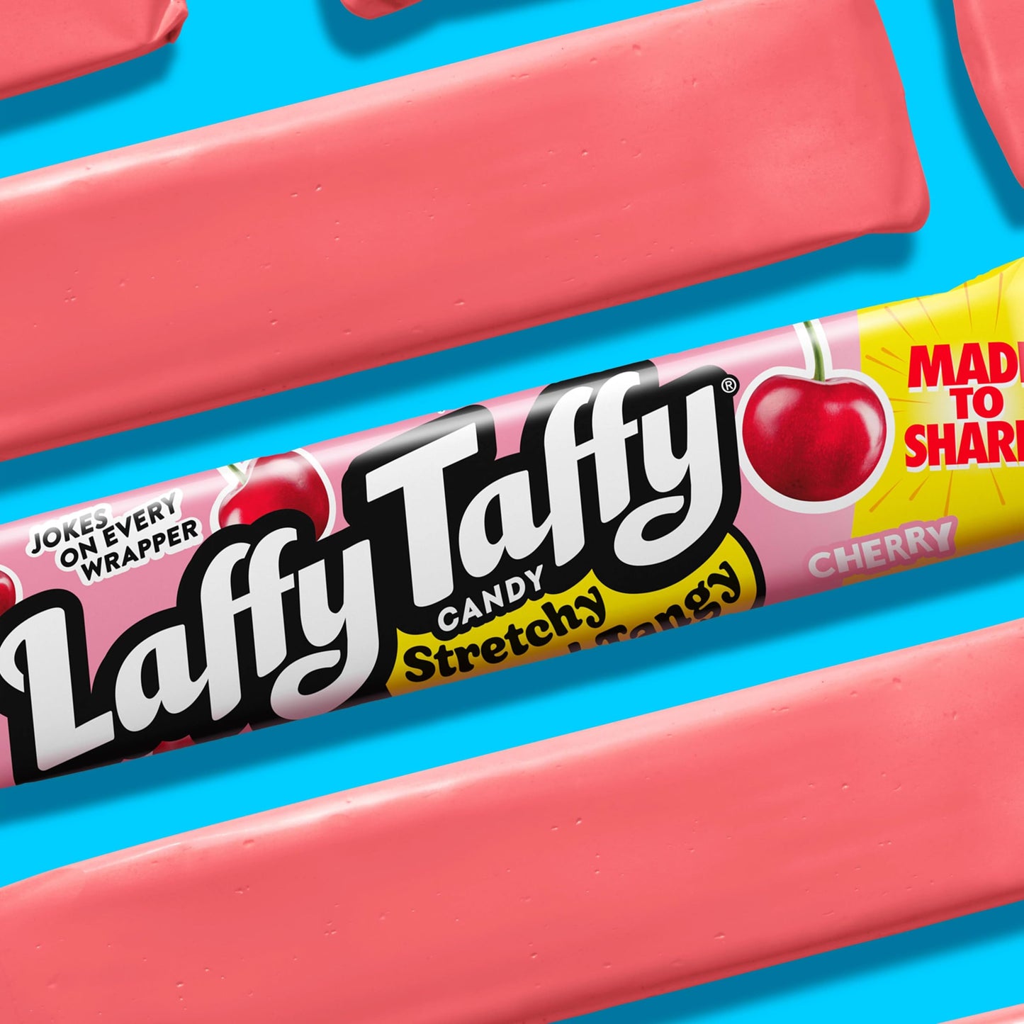 Laffy Taffy Variety Candy Box, 24 Count - Stretchy & Tangy Grape, Watermelon, Cherry Flavors, 1.5 Ounce Bars, Assorted Treats