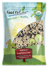 Food to Live Organic Black Bean Soup Mix, 12 Pounds - Contains Non-GMO Black Beans, Black-eyed Peas, Pearled Barley, and Navy Be