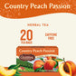 Celestial Seasonings Herbal Tea, Caffeine Free, Country Peach Passion, 20 Tea Bags, Pack of 6