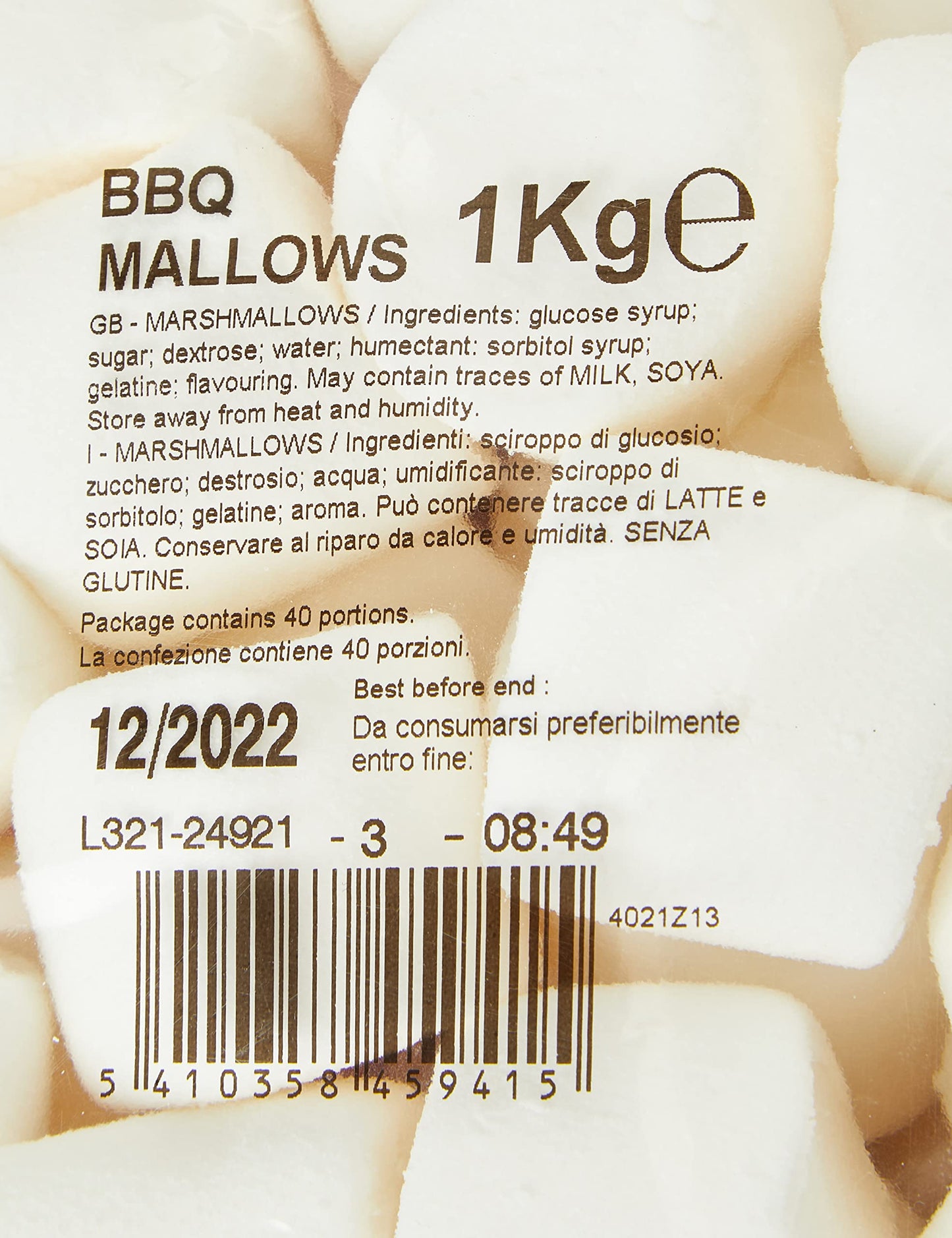 Haribo Chamallows Barbecue 1Kg