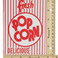 SNAPPY Popcorn Boxes, Close Top, Red and White, 1.25 Oz, 100 Count, Model 3003H