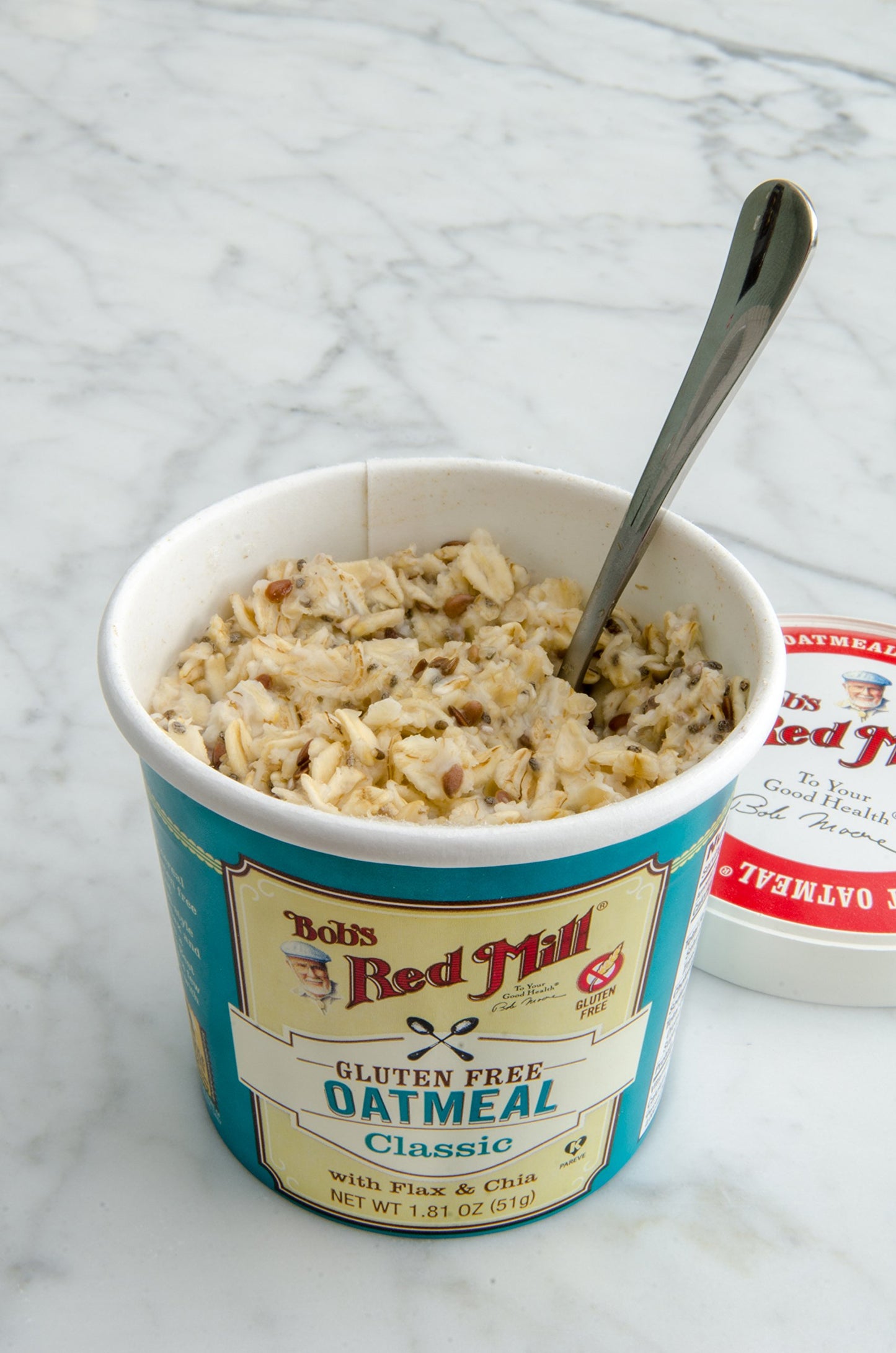 Bobs Red Mill GF Oatmeal Cup, Classic, 1.81 Ounce Cup (Pack of 12), Gluten Free, Non-GMO, Vegan, Whole Grain, Kosher