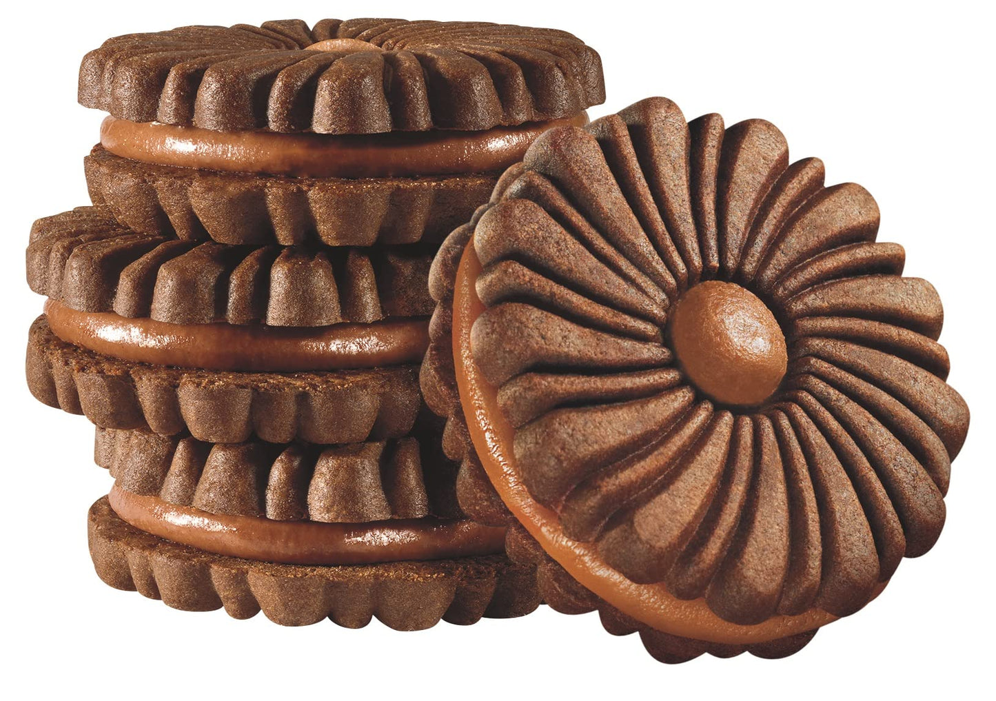 Dare Chocolate Fudge Sandwich Crème Cookies, Plant Based, Kosher, 10.20 Ounces (Pack Of 12)