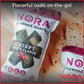Crispy Spicy Seaweed Snacks By Nora | Low-Carb Asian Snack | Vegan, Gluten Free, Non Gmo Verified | 6-Pack