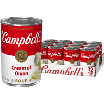 Campbell s Condensed Cream of Onion Soup, 10.5 oz Can (12 Pack)