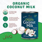 Jiva Organics Organic Coconut Milk 13.5 Ounce (Pack Of 12) - Unsweetened, Premium Full 18% Fat, Vegan, Paleo, No Guar Gum, Bpa F