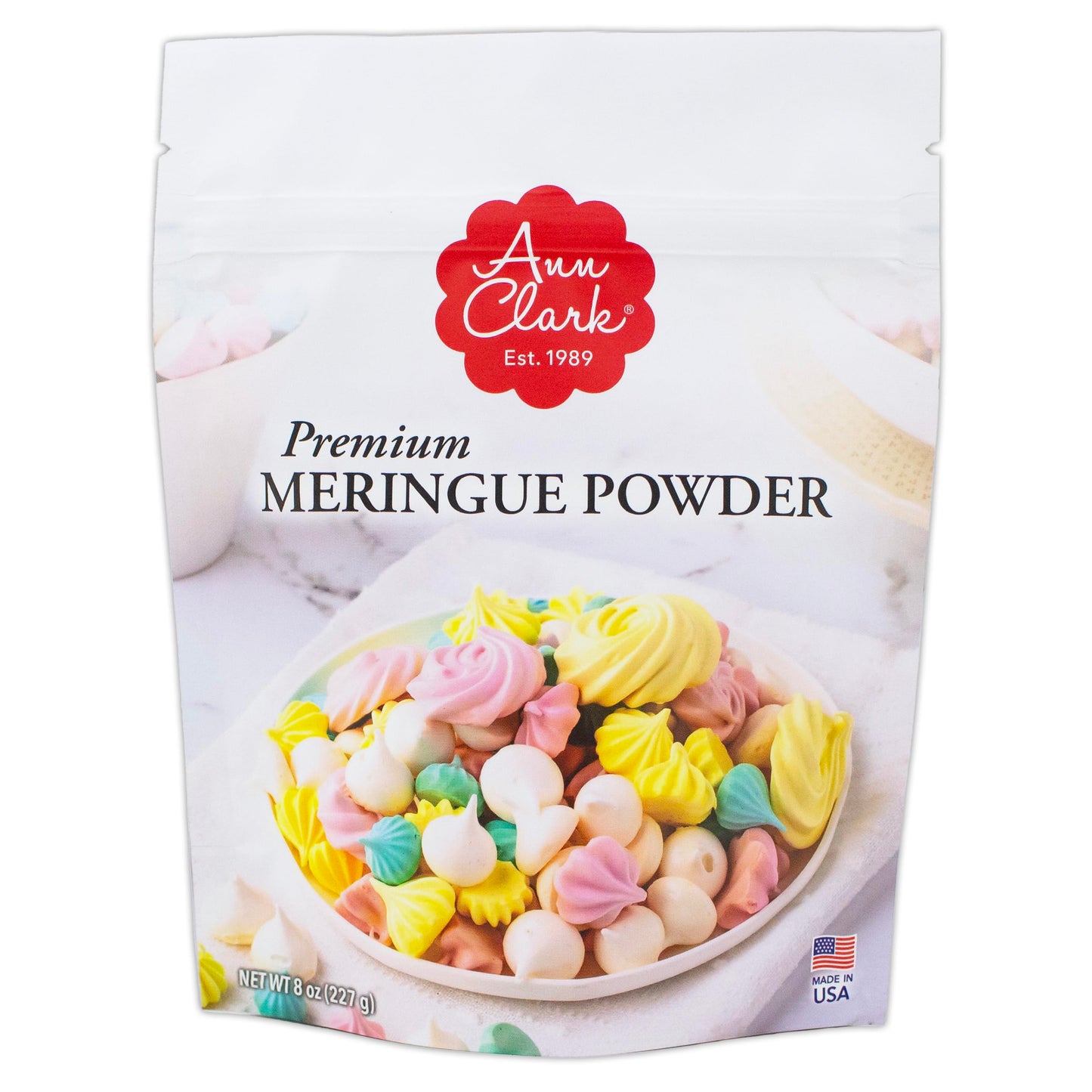 Ann Clark Cookie Cutters Meringue Powder, 8 oz, Made in USA