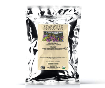Starwest Botanicals Whole Organic Rose Hips, 1 Pound