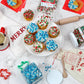 Christmas Sprinkles Bulk - 2.2 LB - Xmas Tree Jimmies - Red, Green & White Confetti for Dessert Decorating - Holiday Baking Topp
