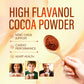 High Flavanol Cocoa Powder - 1200mg Cocoa Flavanols per Serving with 600mg Epicatechin & Natural Flavonoids - Supports Heart Hea
