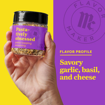 Mccormick Pasta Topping Seasoning, Flavor Maker, 4.3 Oz