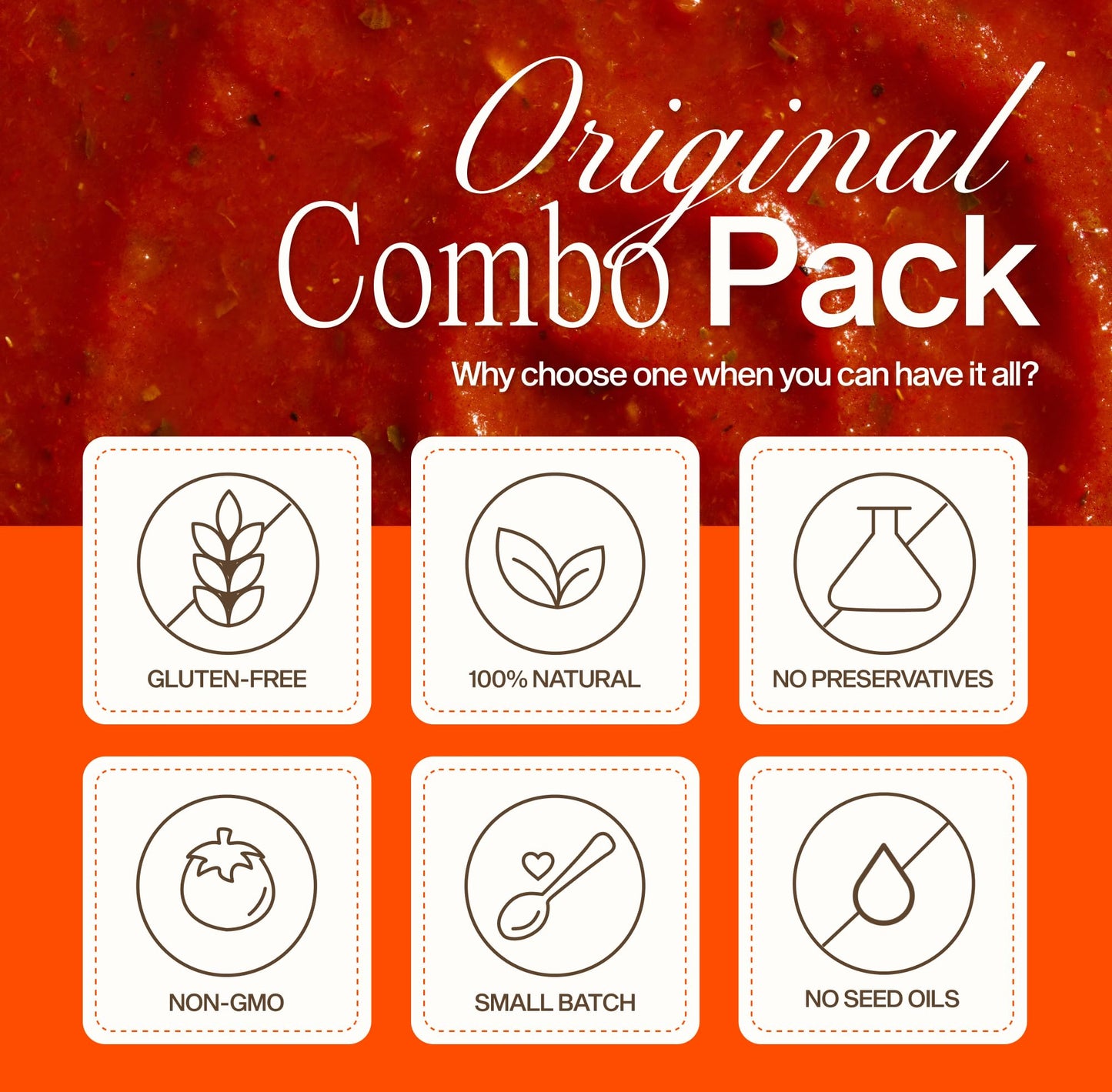 Sauz Variety Pack Craft Sauces, 25 Oz Jars, 4-Pack, Gluten-Free, Non-GMO, Clean Ingredients
