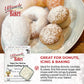 Ultimate Baker Vegan Non-Melting White Donut Sugar & Dusting Powder, White Coating Sugar For Donuts And Icing, Gluten Free (16Oz