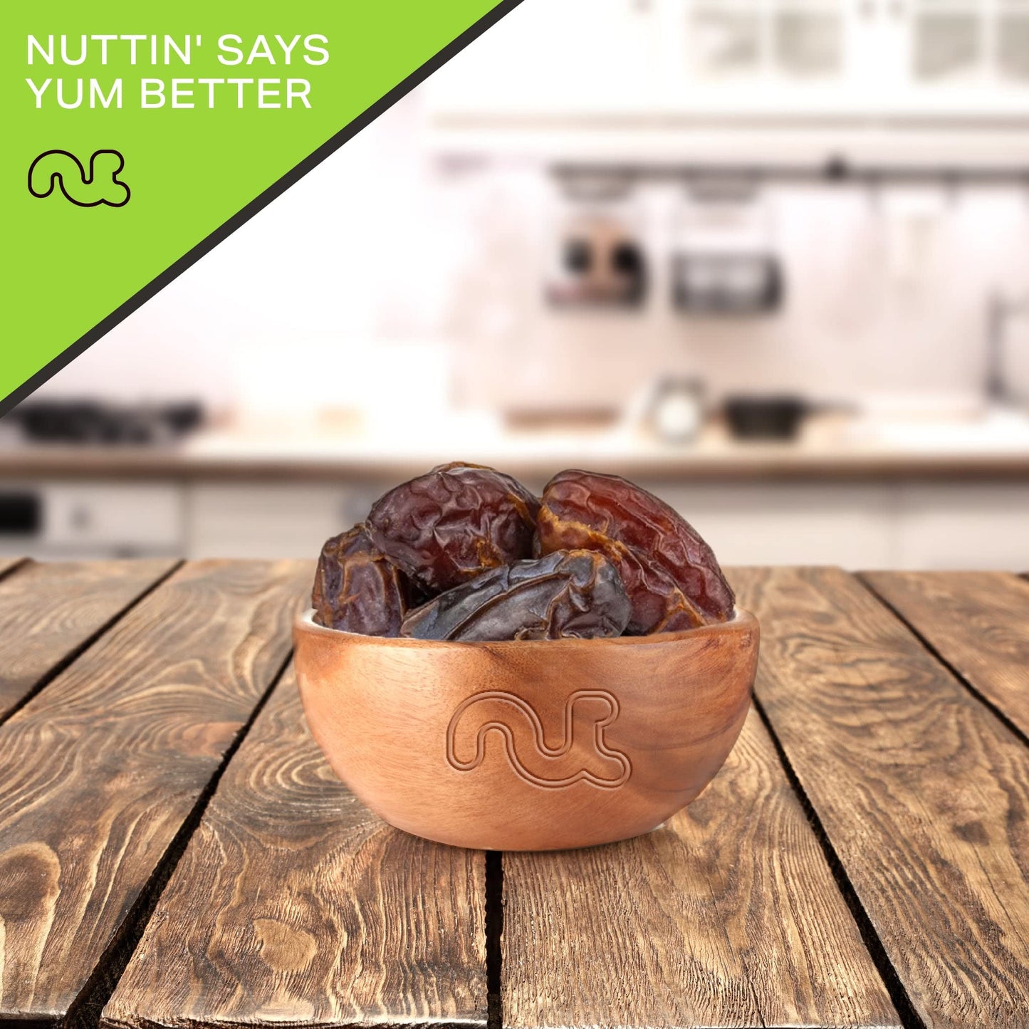 NUT CRAVINGS Dry Fruits - Sun Dried Jumbo Medjool Dates, No Sugar Added (80oz - 5 LB) Packed Fresh in Resealable Bag - Sweet Sna
