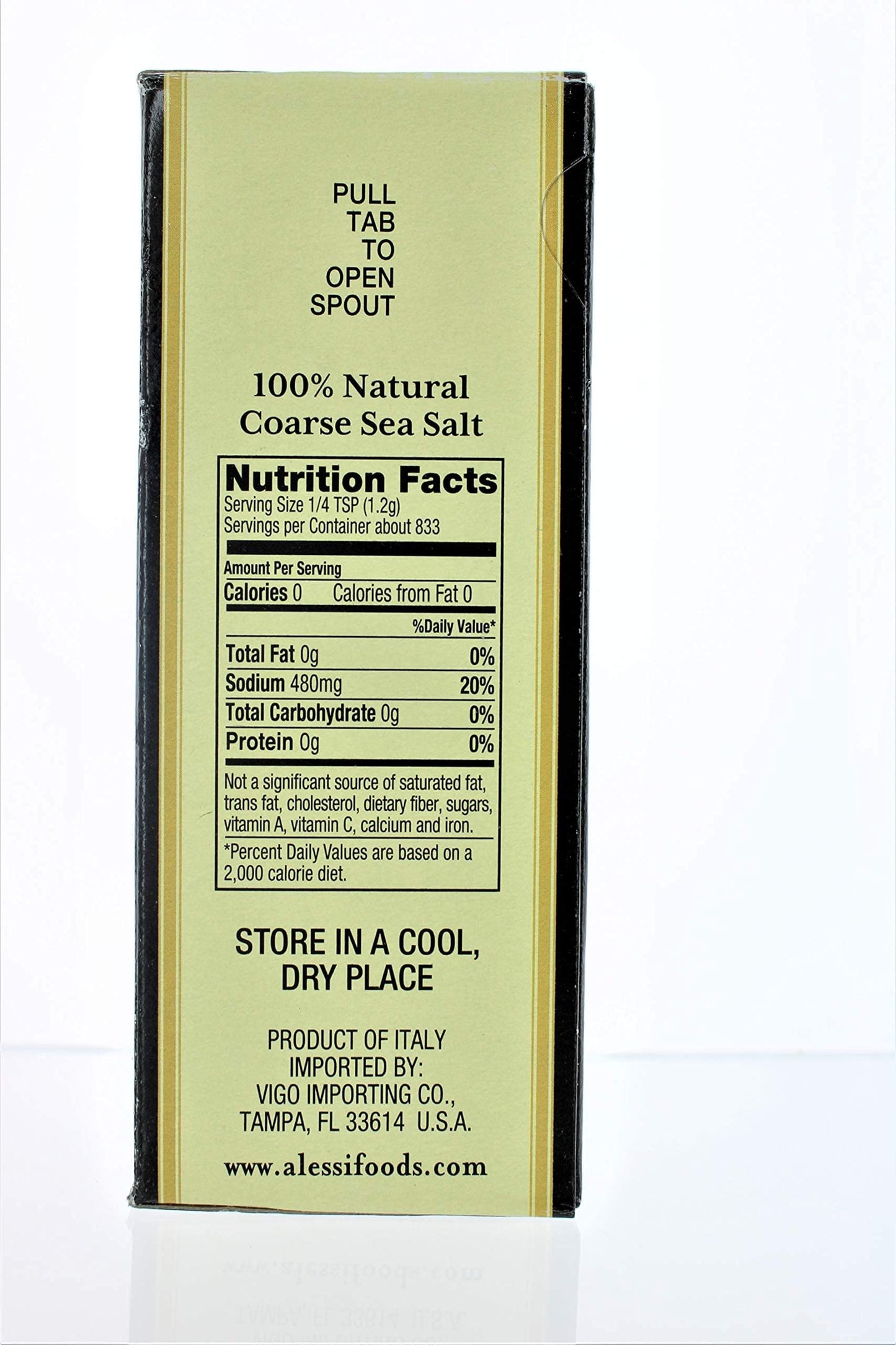 Alessi Sea Salt Kosher, 36.79 oz