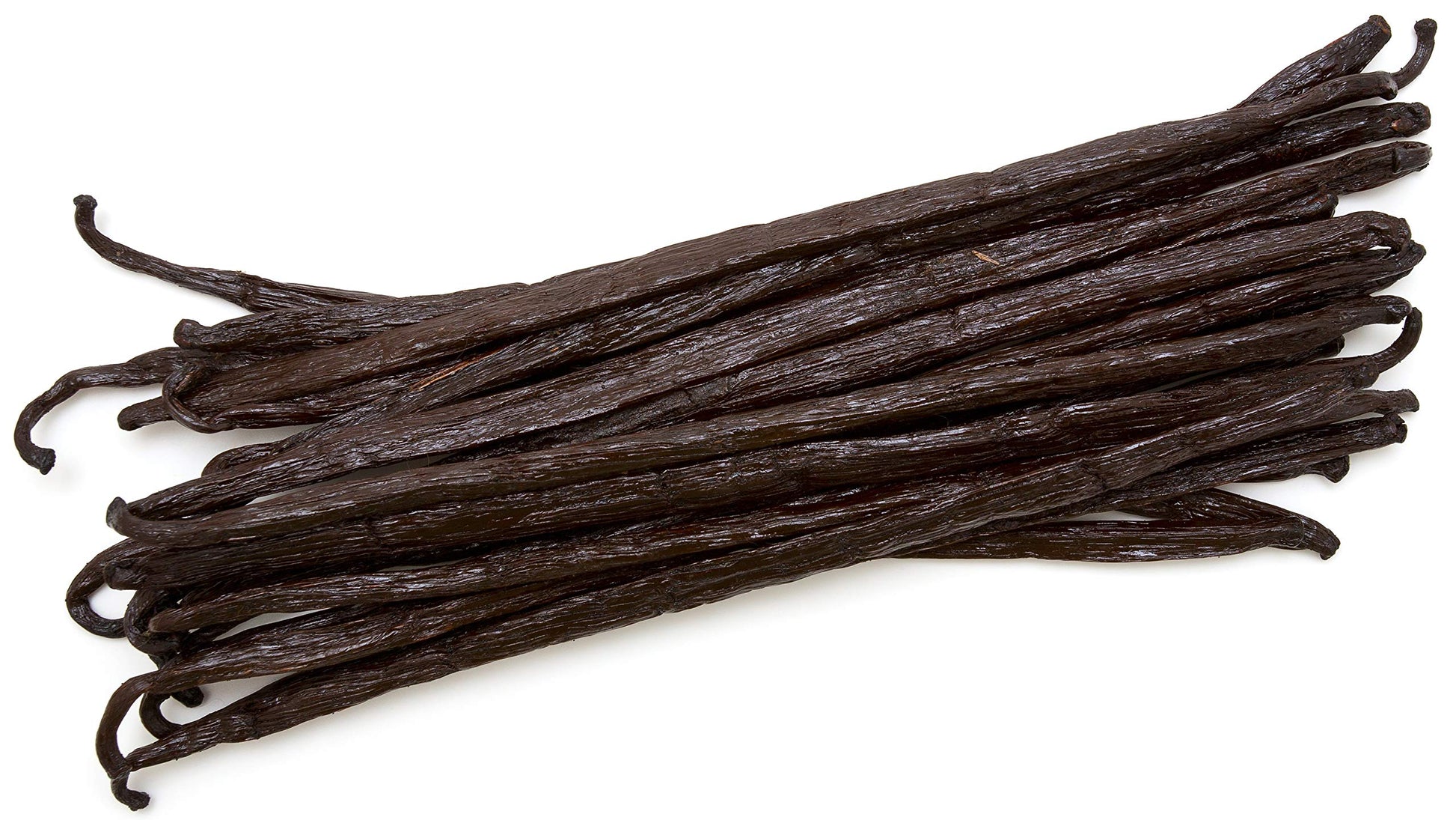 Vanilla Bean Kings Organic Madagascar Vanilla Beans - Whole Grade B Pods, 50 Count, Black/Dark Brown