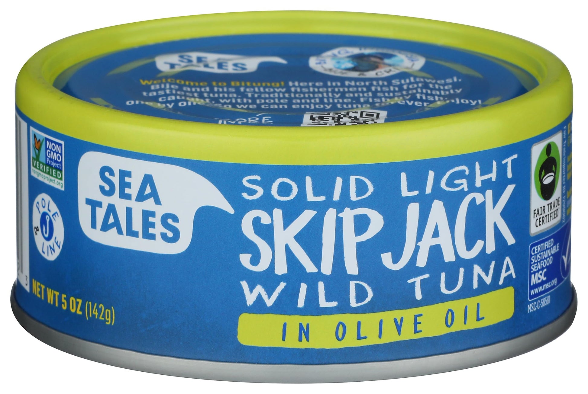 Sea Tales Skipjack Tuna In Olive Oil, 5 Oz