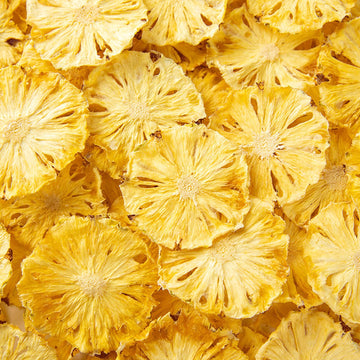 Mkostlich Dried Pineapple Slices, Dehydrated Pineapple Slices For Cocktail Garnish Drinks Baking Fruit Tea, No Sugar Added No Su