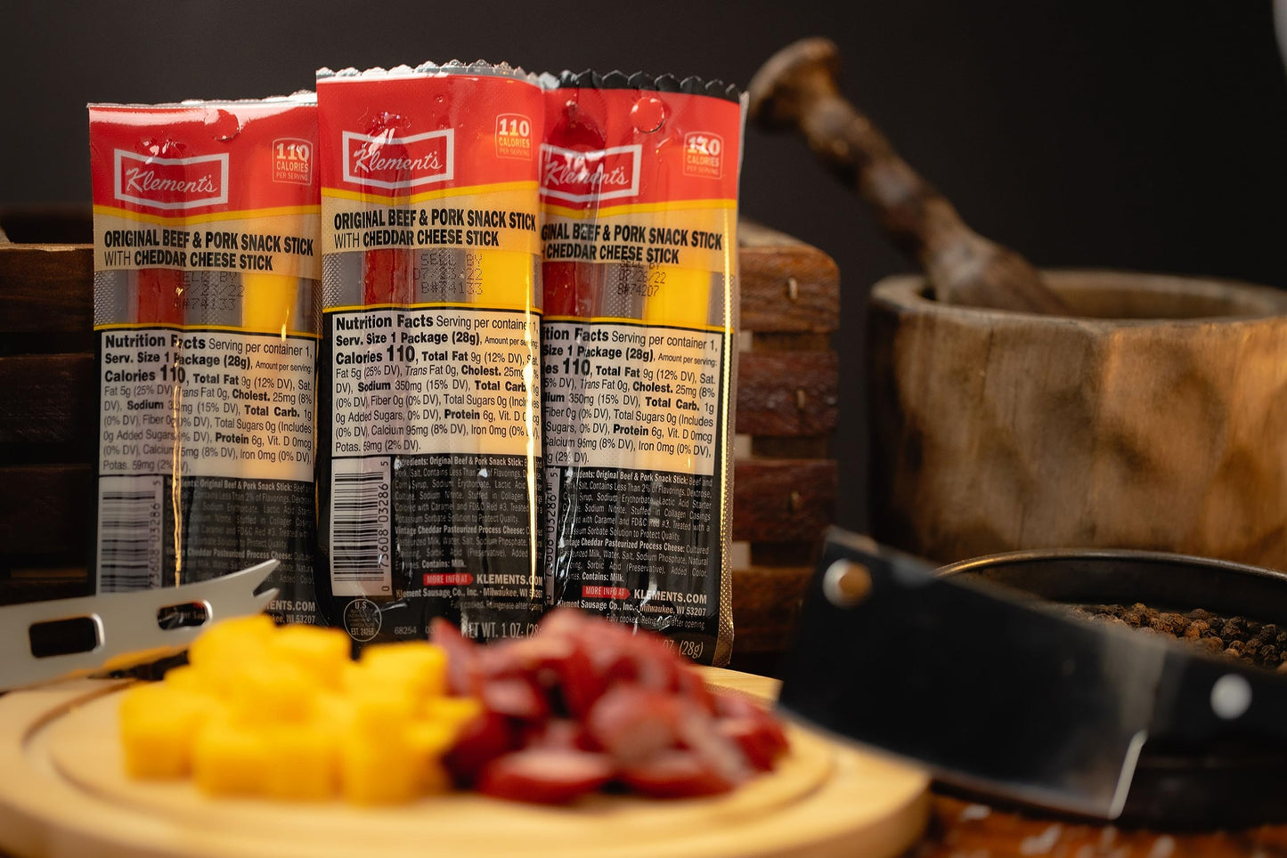 Meat Stick & Cheese 26 Pc. Variety Pack Snack Sampler | Bold Flavor Snack Sticks, Low Carb, Gluten Free, No Msg, Healthy Snack S