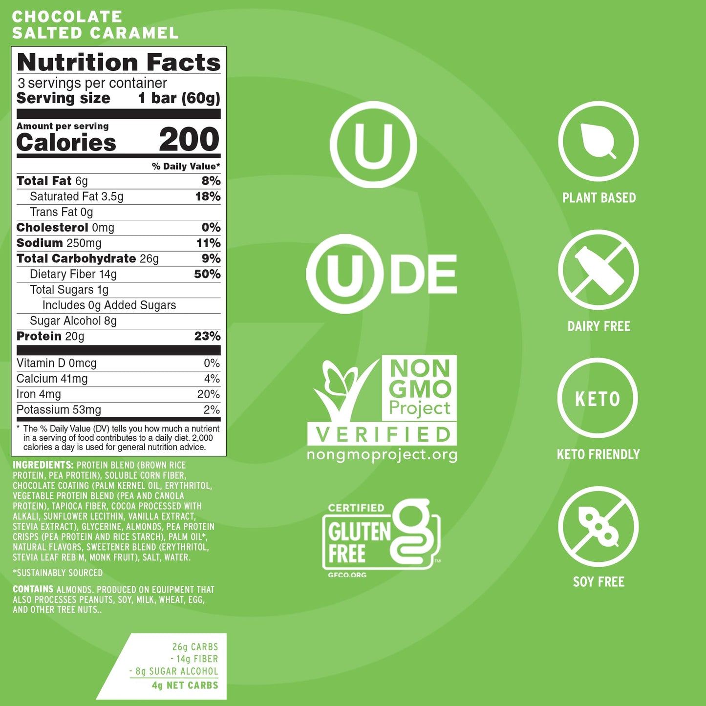 No Cow High Protein Bars, Dipped Variety Pack - Healthy Snack, 20g Vegan Protein, High Fiber, Low Sugar, Keto Friendly, Dairy &