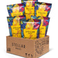 Stellar Snacks Pretzel Braids, Sea Salt, 5 Oz (Pack of 6), Gourmet Pretzel Sticks, Vegan, Kosher, Non GMO, Peanut Free, Healthy