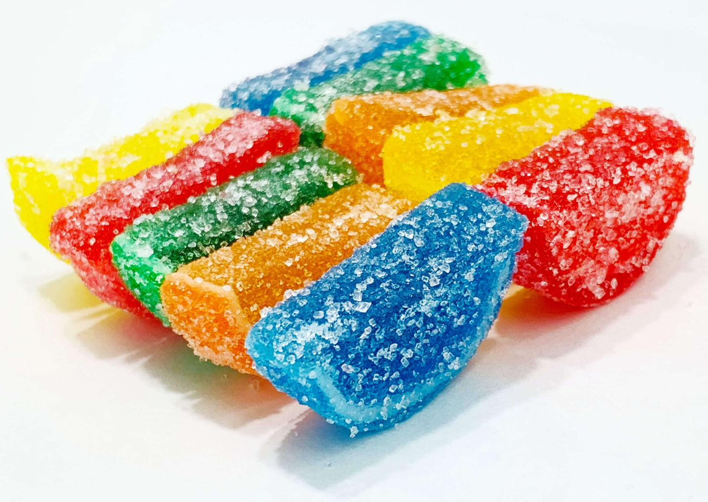 NY Spice Shop Mini Assorted Fruit Slices Candy - 8 Ounce Assorted Flavors Jelly Fruit Candy - Gummy Candy Bulk - Fruit Gummies -