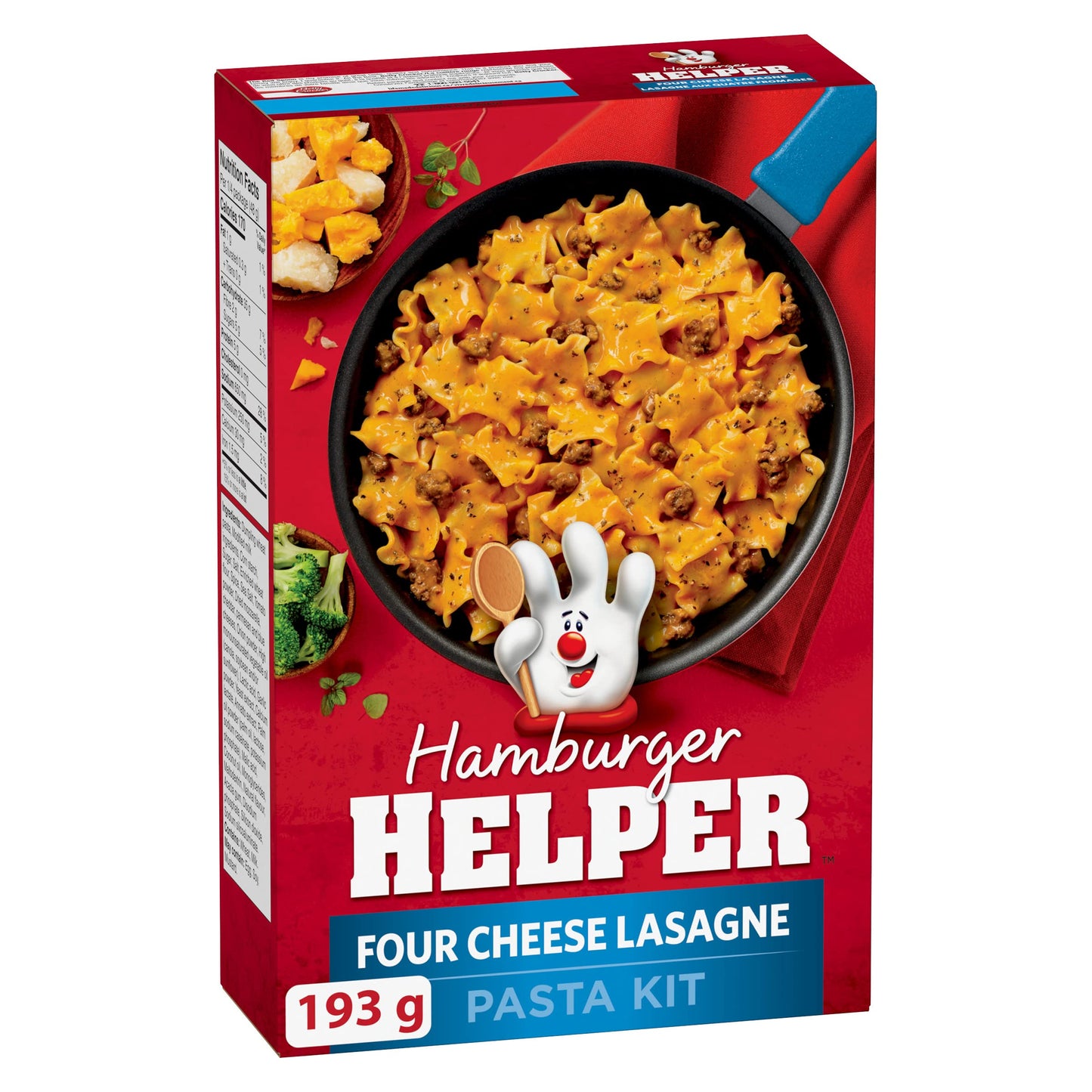 Hamburger Helper, Four Cheese, Lasagne, 193g/6.8oz., {Imported from Canada}