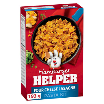 Hamburger Helper, Four Cheese, Lasagne, 193g/6.8oz., {Imported from Canada}