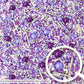 Perfectly Purple Sprinkle Mix| Made in USA By Sprinkle Pop| Monochromatic Mix of Rich Purples| Purple White Sprinkles For Decora